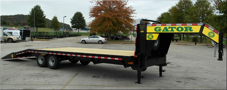 Gooseneck flat bed trailer for sale14k  Pendleton County, Kentucky